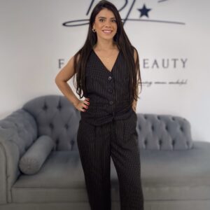 Conjunto Loren risca de giz